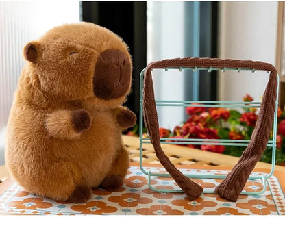 35CM Hot Plush Stuffed Doll Cute Scarf Pufferfish Plush Kawaii Animal Toy Children's Birthday Gift Capybara Doll Kids Toys