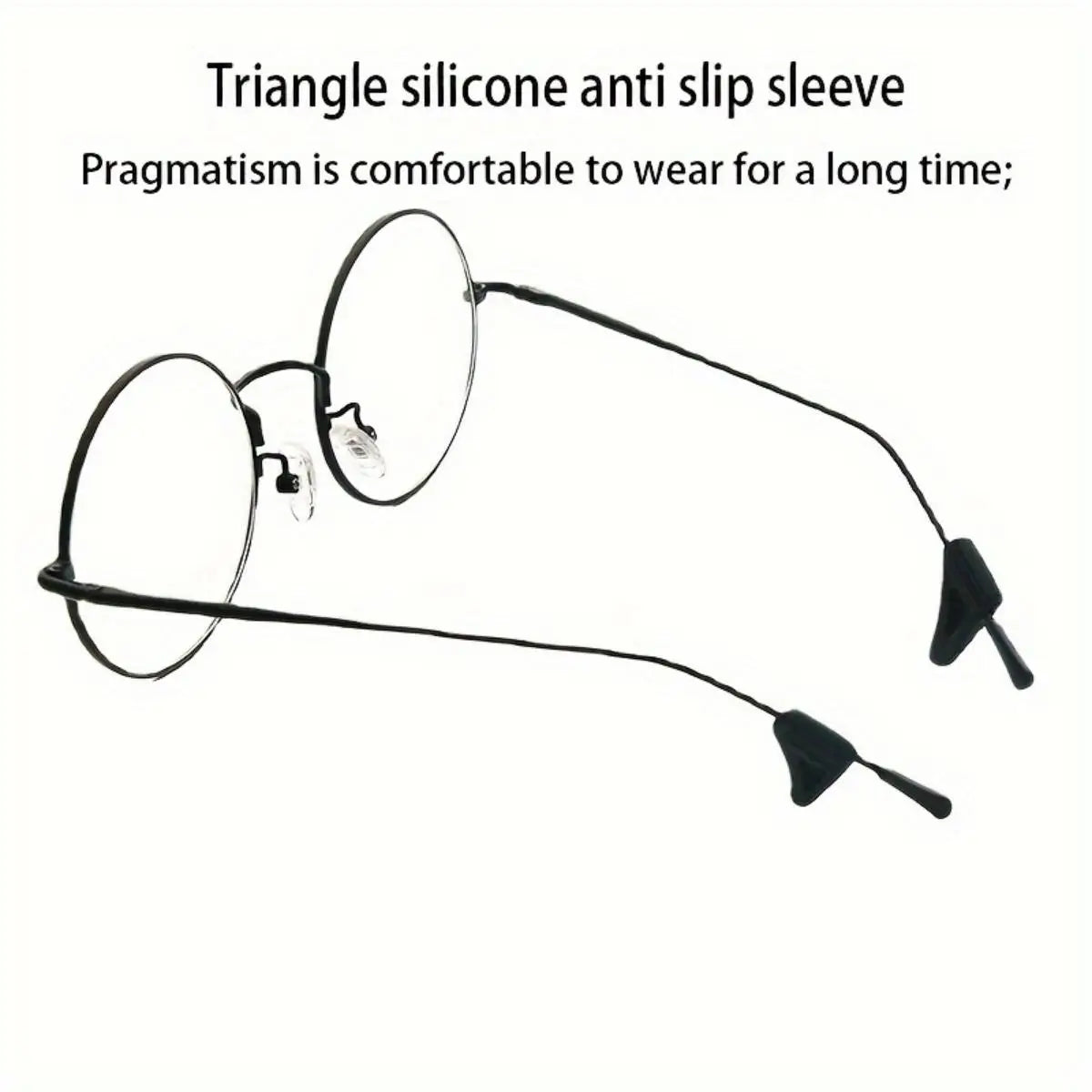 5Pairs Glasses Ear Grip Sport Eyeglasses Ear Hook Silicone Anti Slip Eyewear Comfortable Safe Temple Tips Sleeve Retainer Holder