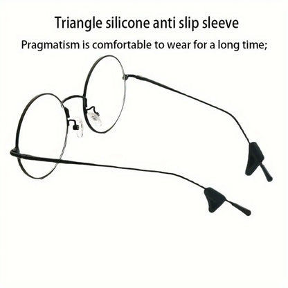 5Pairs Glasses Ear Grip Sport Eyeglasses Ear Hook Silicone Anti Slip Eyewear Comfortable Safe Temple Tips Sleeve Retainer Holder