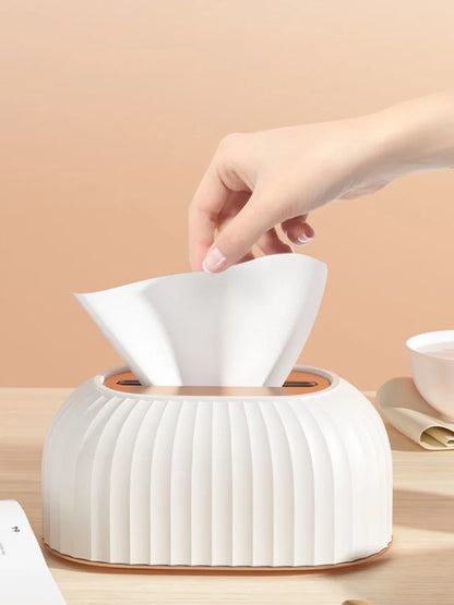 1 Piece Of Household Extraction Paper Box, With Spring, High Appearance Level, Light Luxury, Living Room, Desktop, Tissue Box