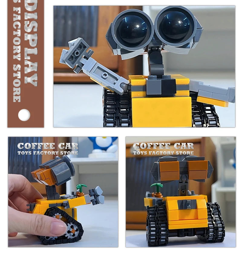 Disney Movie Robot Wall E MOC Building Blocks Dolls Space Mecha MOC Bricks Action Figure Toys Adult Children Christmas Gifts DIY