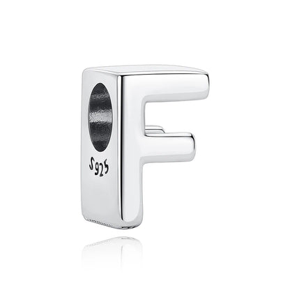 Original 925 Sterling Silver Charms Beads 12 Zodiac A-Z Letters Virgo Aries Fit Pan Brand Bracelets Necklaces Jewelry For Women