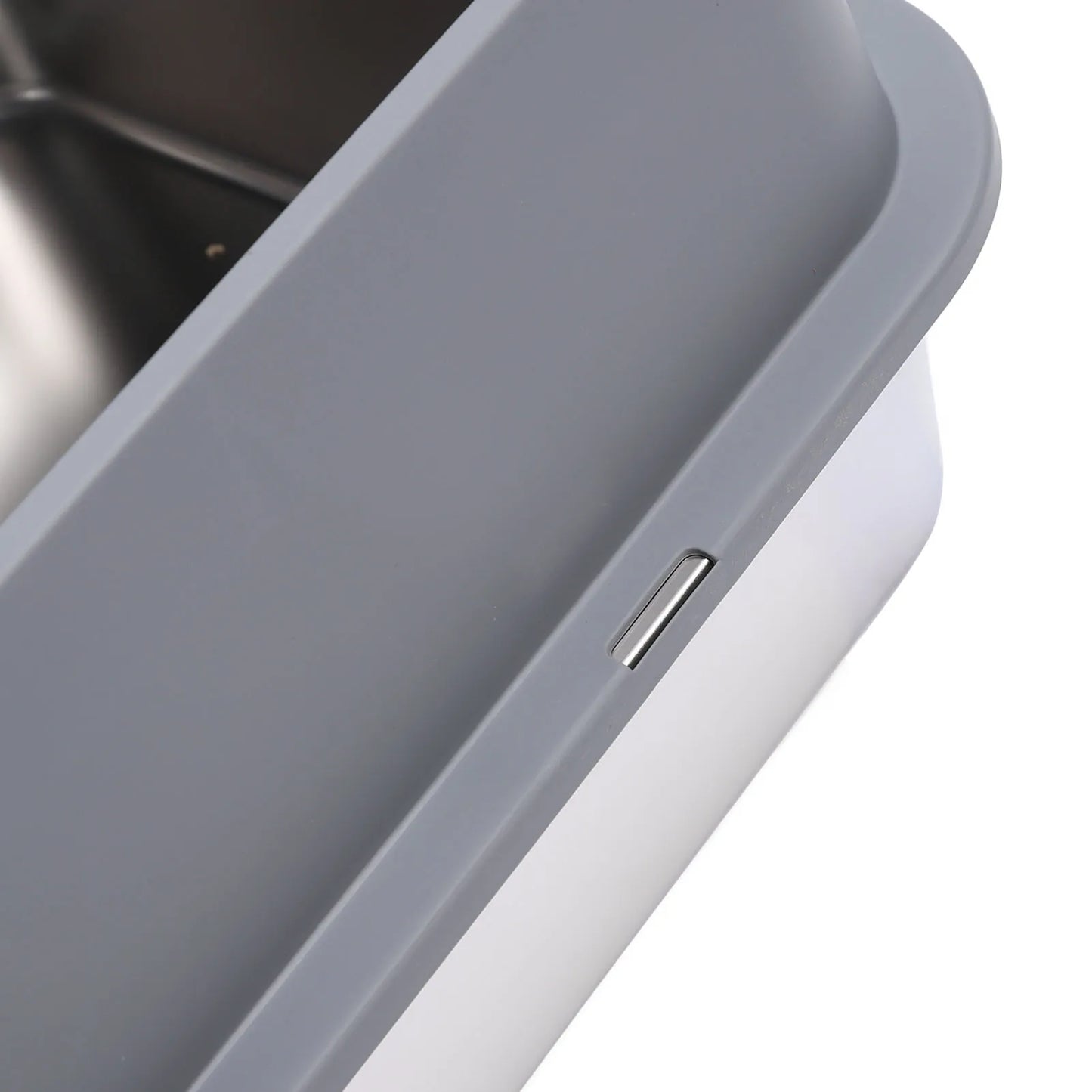 Stainless Steel Litter Box Stainless Steel Cat Litter Box Odorless Spacious Easy To Clean High Strength with Lid for Large Cats