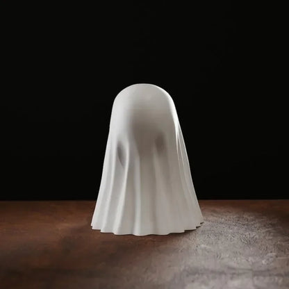 Car Decorate Luminous Middle Finger Cute Ghost Statue Small Scary Ghost Figurines Halloween Decoration Home Table Ornaments