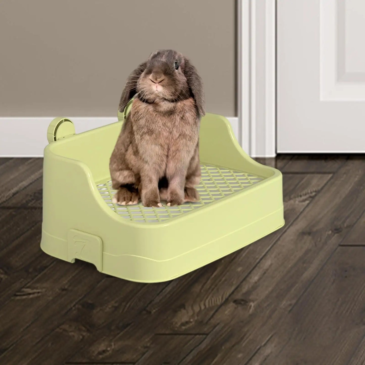 Large Capacity Rabbits Litter Box Rectangular Bunny Potty Corner for Guinea Pigs Chinchillas Small Pet Cleanging Tools