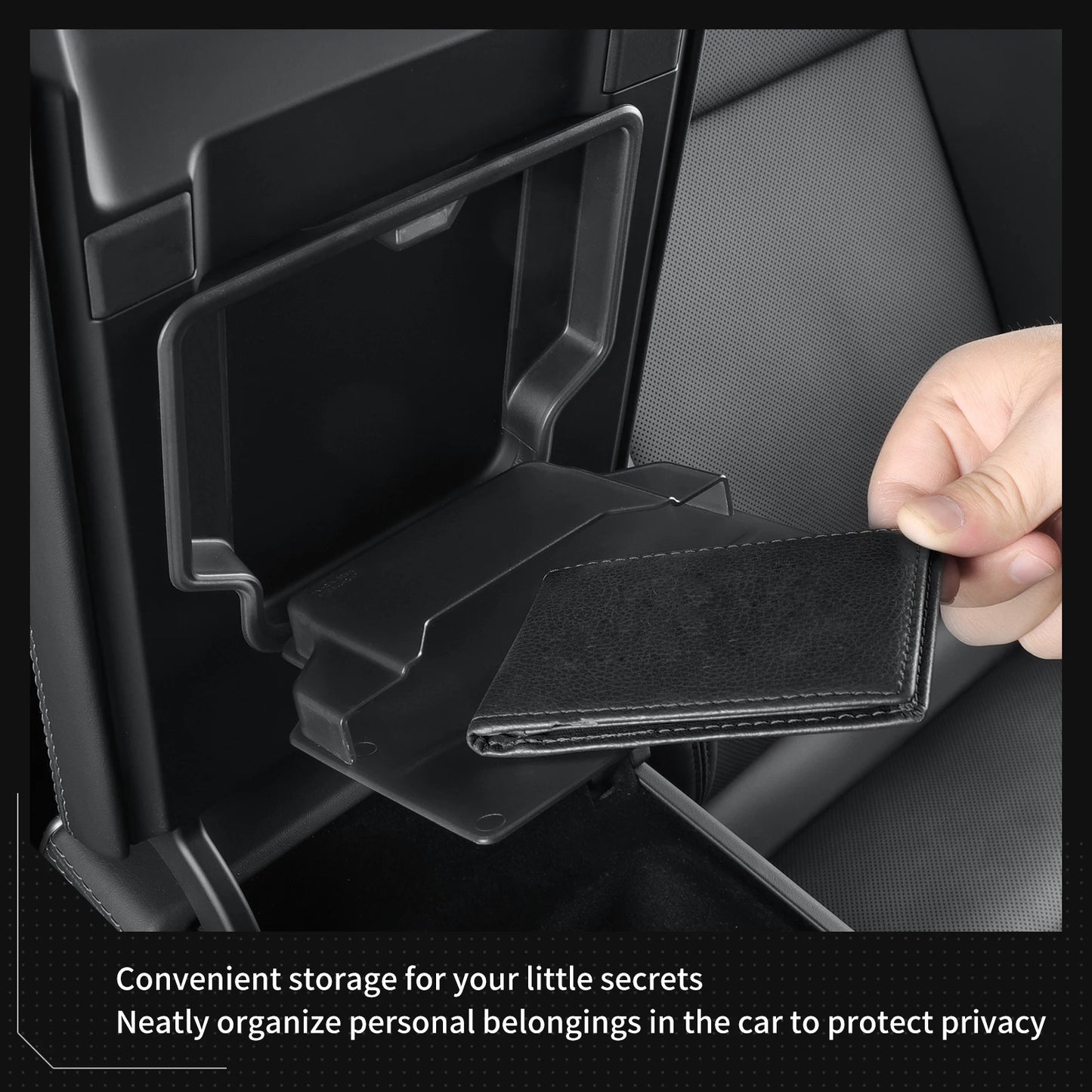 for Tesla Model Y Juniper/Launch 2025 Car Armrest Box Hidden Storage Box Model 3 Highland 2024-2025 Center Console Storage Case