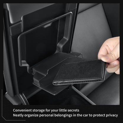 for Tesla Model Y Juniper/Launch 2025 Car Armrest Box Hidden Storage Box Model 3 Highland 2024-2025 Center Console Storage Case