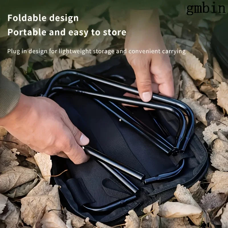 Portable multifunctional outdoor picnic camping folding chair, ultra light fishing stool, travel stool, fishing accessories
