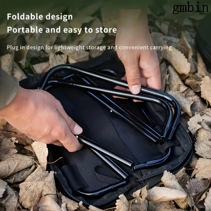 Portable multifunctional outdoor picnic camping folding chair, ultra light fishing stool, travel stool, fishing accessories