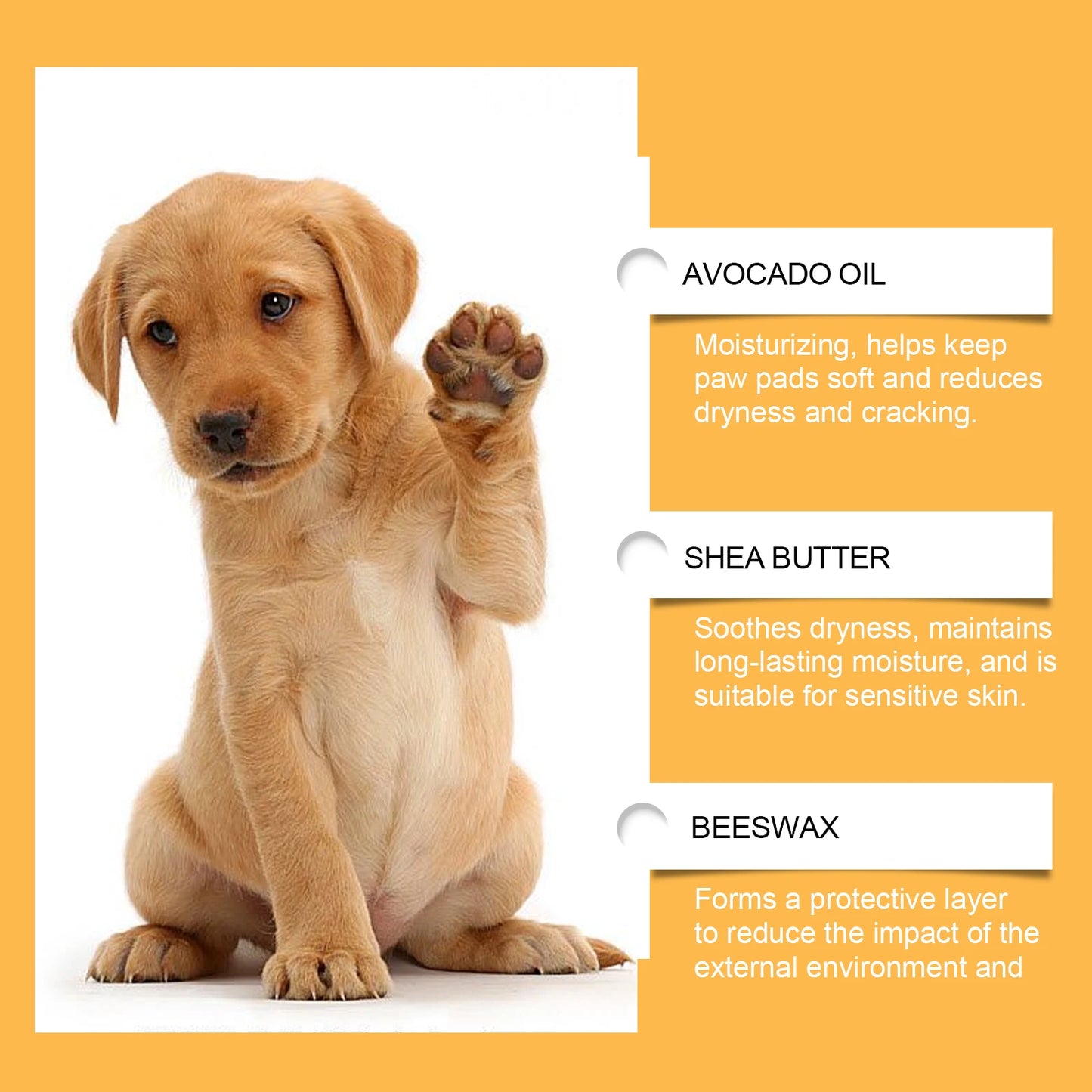 YEGBONG Paw Balm Moisturizing Care for Cat and Dog Claws and Feet, Moisturizing and Nourishing Pet Claws Dog cream for Paws