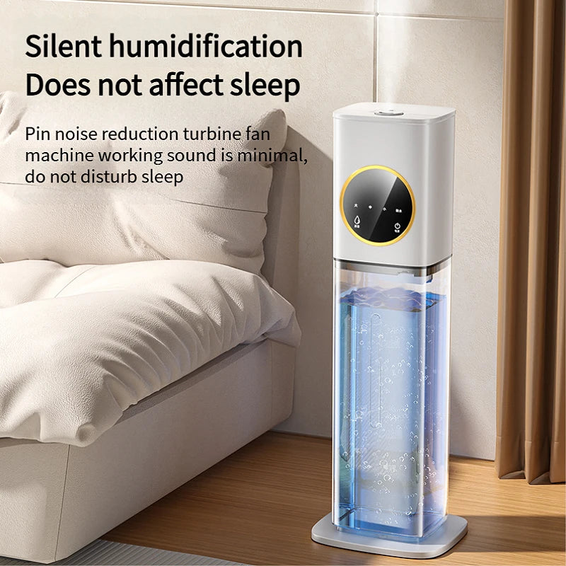 8L Big Capacity Humidifier with LED Display for Whole Room Smart Control Ultra  Cool Mist Humidifier for Home Office