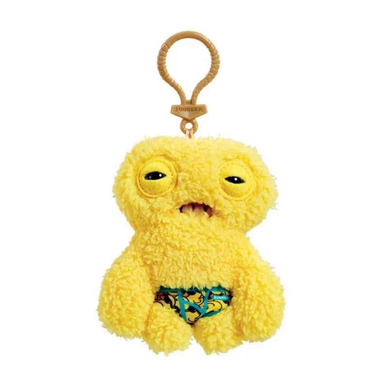 Fuggler Keychain Series 5 Funny Fugg Ugly Monster Plush Toys Cartoon Backpack Fuggler Pendant Dolls Stuffed Peluche Gifts 11CM