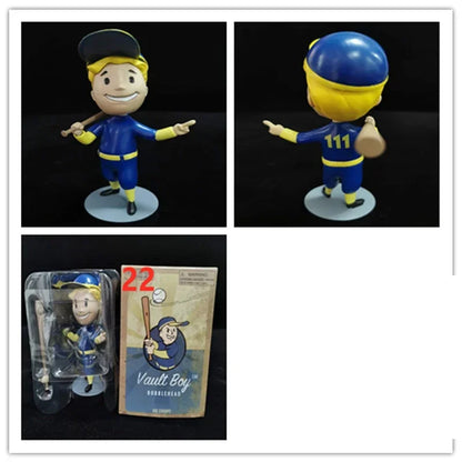Bobblehead Cute Vault Boy Full Set Figure Toys Anime Action Figure Statue Collection Model Doll Room Ornament Toys Kids Gift