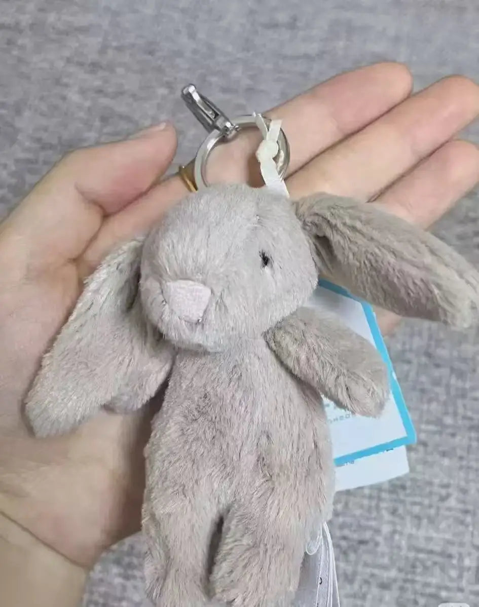 @@Jelly Pendant Keychain Cute Girl Bag Pendant Plush Toy Keyring Plush Toy Kawaii Holiday Gift G