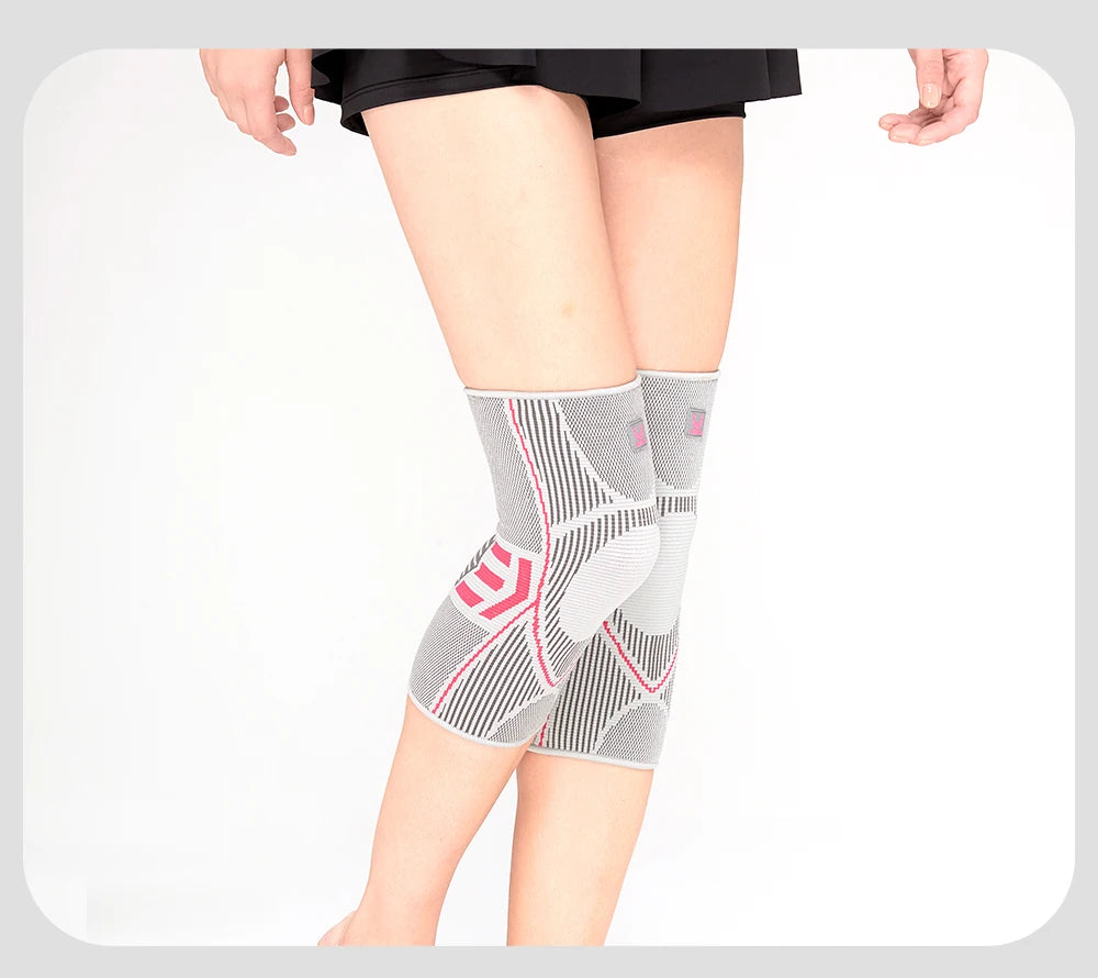 1 PC Professional Knee Support Compression Knee Sleeve Anti Slip Silicone Knee Braces for Knee Pain Meniscus Tear