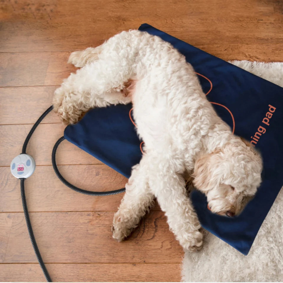 45×60cm Pet Electric Heating Pad Blanket Dog Cat Winter Warmer Pad Waterproof Adjustable Temperature Dog Mats US/UK/EU Plug