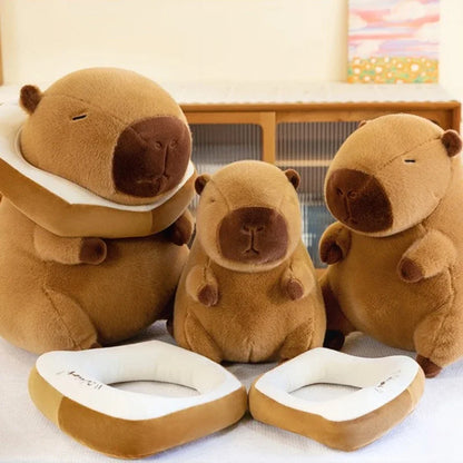 Capybara Plush Toy Stuffed Animal Soft Hugging Capybara Ornament Plush Toy Doll for Kids Adults Birthday Gift Home Decoration