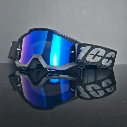 100 Motorcycle Goggles Motocross Glasses Off-road Helmet MX Moto Dirt Bike ATV Ski Outdoor  Glass Scooter Googles  Sports