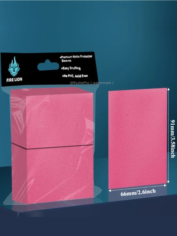 100PCS Premium Card Sleeves Matte Card Sleeves Compatible with MTG Pokemon Trading Cards and Sport Standard Sized Board Game