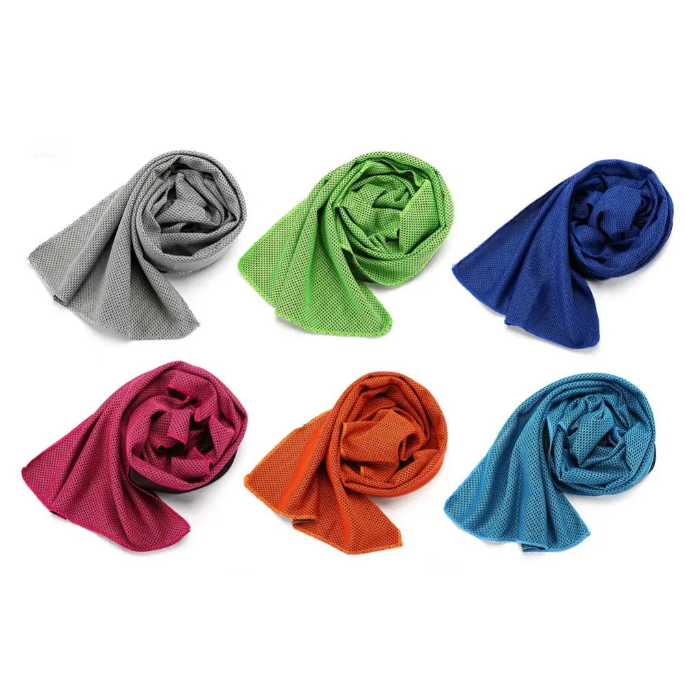 30x90cm Cooling Towel Neck Wrap Lce Sports Beach Towels Cold Microfiber Cloth for Summer Outdoor Work Yoga Golf Gym Fitness