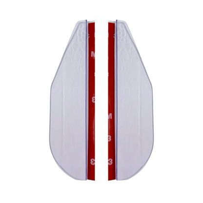 2PCS Car Rearview Mirror Rain Eyebrow Protector Clear Vision Cars Mirror Accessories for Rearview Mirror Sun Visor Shade Cover