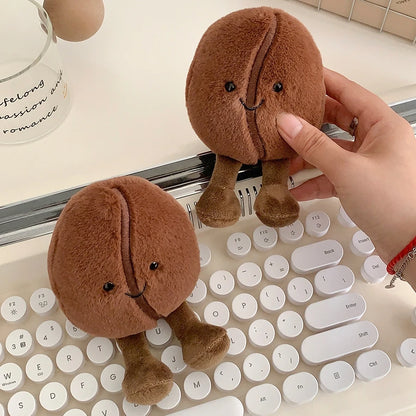 Jellycat Simulated Coffee Bean Plushies Soft Doll Brown Coffee Food With Foot Adorably Plush Toy Home Decor Xmas Gifts Girl