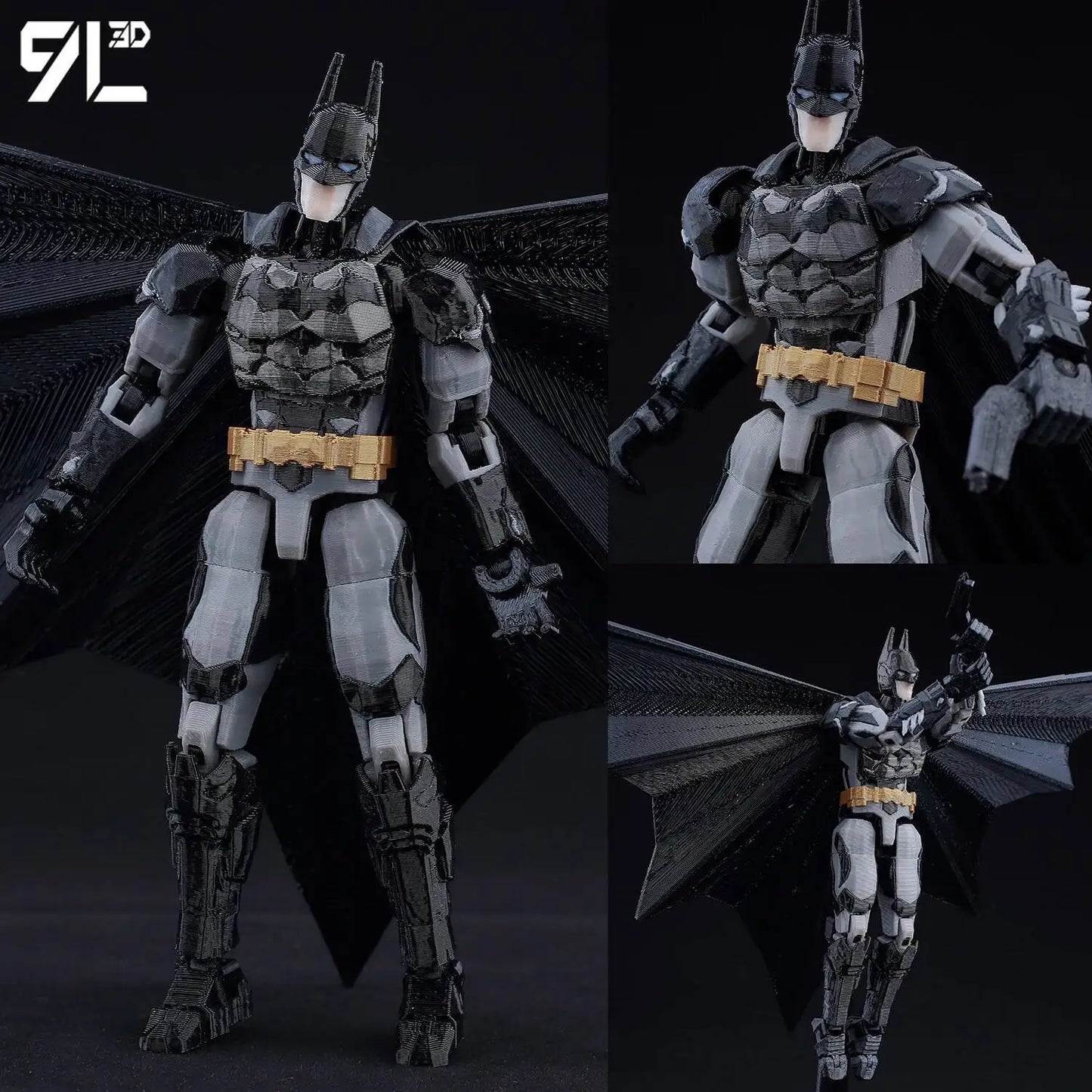 9L3D Superman Invincible Boy Batman Action Figure LUCKY13 Multi-Jointed Poseable T13 Titan13 Hero Model Dummy13 Collectible Toys