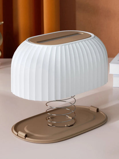 1 Piece Of Household Extraction Paper Box, With Spring, High Appearance Level, Light Luxury, Living Room, Desktop, Tissue Box