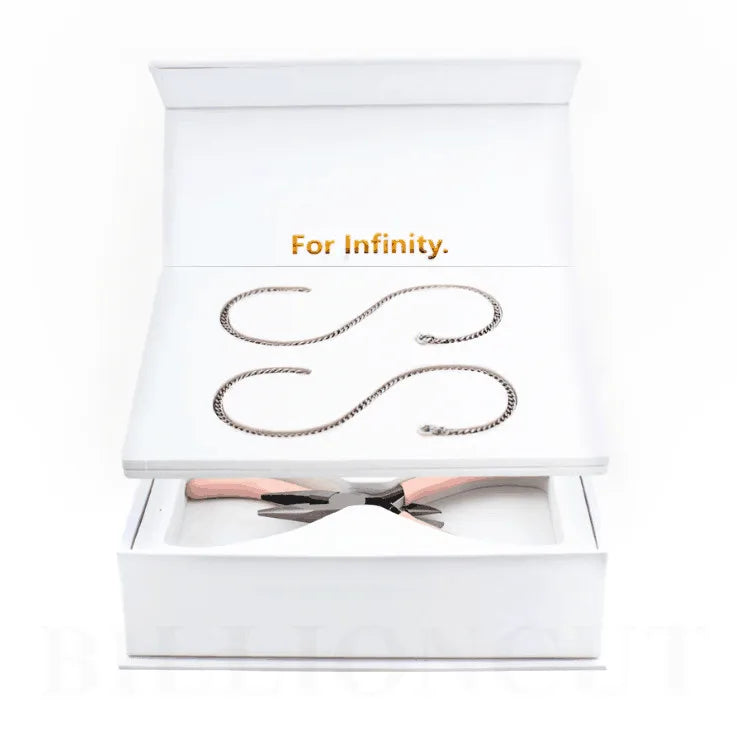 2026 New Couple Jewelry Do it Yourself Fashion Bracelet Permanent Eternal Bracelet Kit  Valentine's Gift for Lover