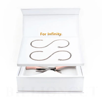 2026 New Couple Jewelry Do it Yourself Fashion Bracelet Permanent Eternal Bracelet Kit  Valentine's Gift for Lover