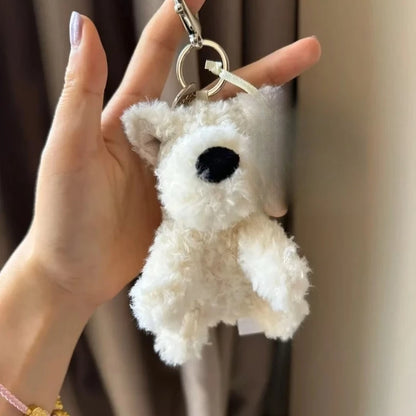 @@Jelly Pendant Keychain Cute Girl Bag Pendant Plush Toy Keyring Plush Toy Kawaii Holiday Gift G