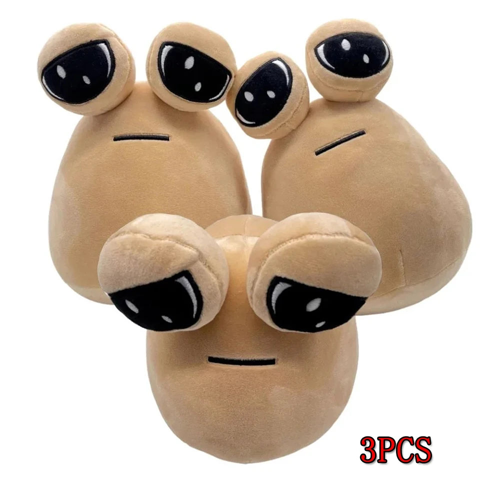 1-6Pcs 22Cm Anime Game The Maw My Pet Alien Pou Kawaii Cartoon Plush Toys Children Birthday Xmas Gifts