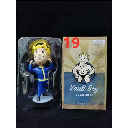 Bobblehead Cute Vault Boy Full Set Figure Toys Anime Action Figure Statue Collection Model Doll Room Ornament Toys Kids Gift