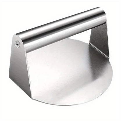 New Stainless Steel Smash Burger Press | Heavy Duty Patty Maker & Smasher Mold for BBQ, Grilling Kitchen (Non-Stick)