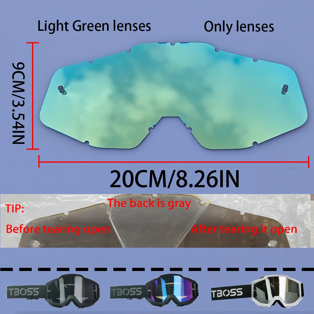100 Motorcycle Goggles Motocross Glasses Off-road Helmet MX Moto Dirt Bike ATV Ski Outdoor  Glass Scooter Googles  Sports