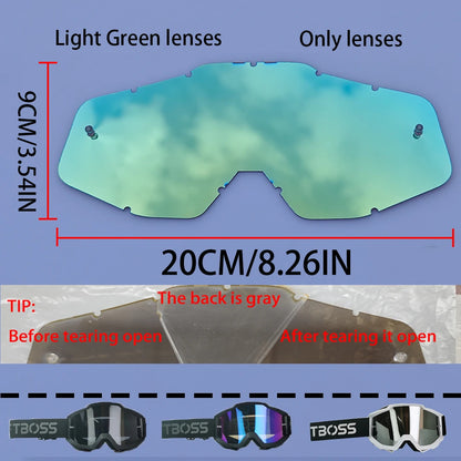 100 Motorcycle Goggles Motocross Glasses Off-road Helmet MX Moto Dirt Bike ATV Ski Outdoor  Glass Scooter Googles  Sports