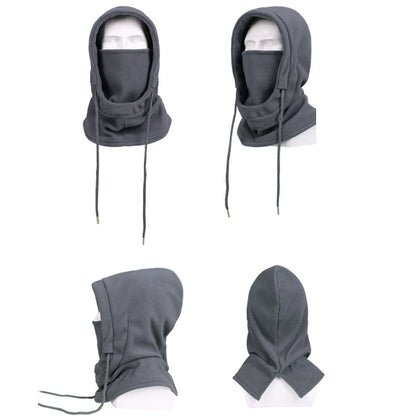 Winter Thermal Fleece Balaclava Scarf Outdoor Sports Ski Face Mask Neck Warmer Snood Hood Hat Windproof Cold Warm Riding Cap