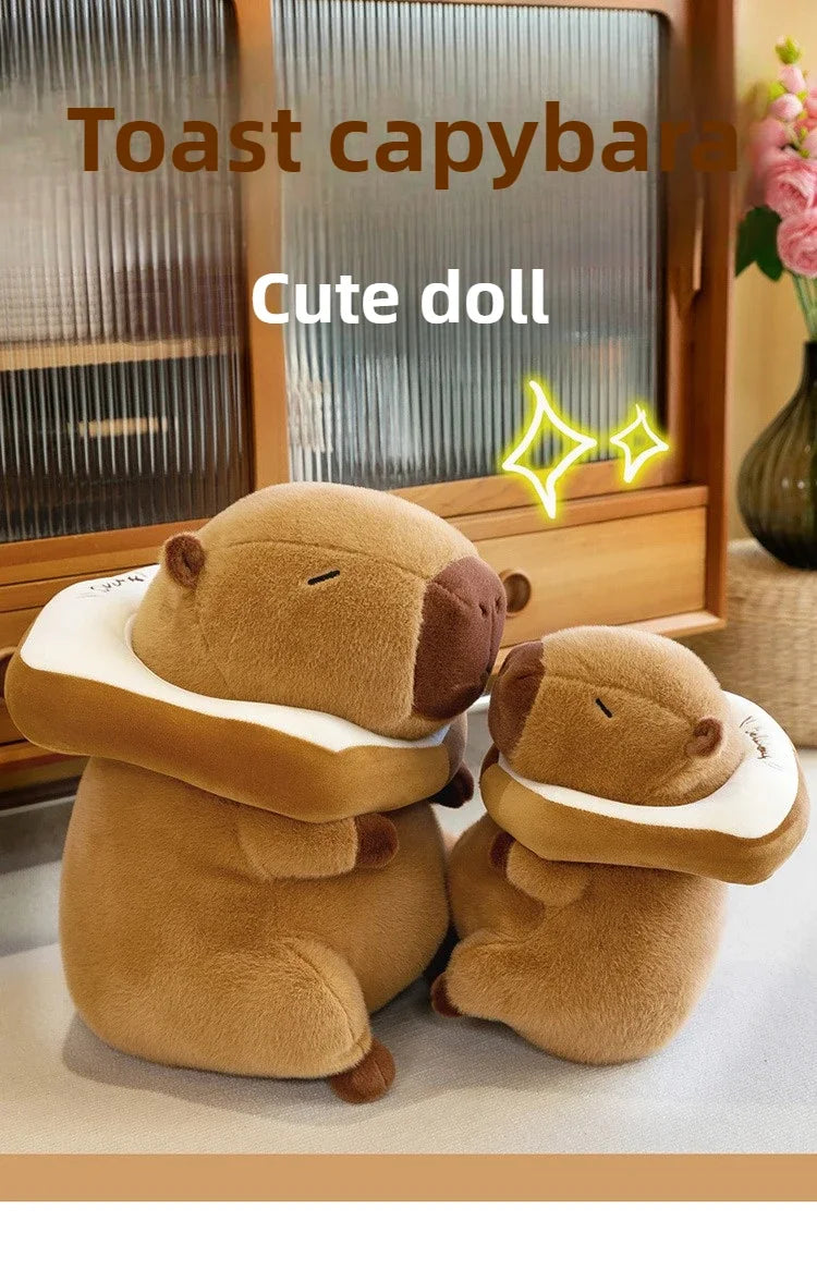 Capybara Plush Toy Stuffed Animal Soft Hugging Capybara Ornament Plush Toy Doll for Kids Adults Birthday Gift Home Decoration