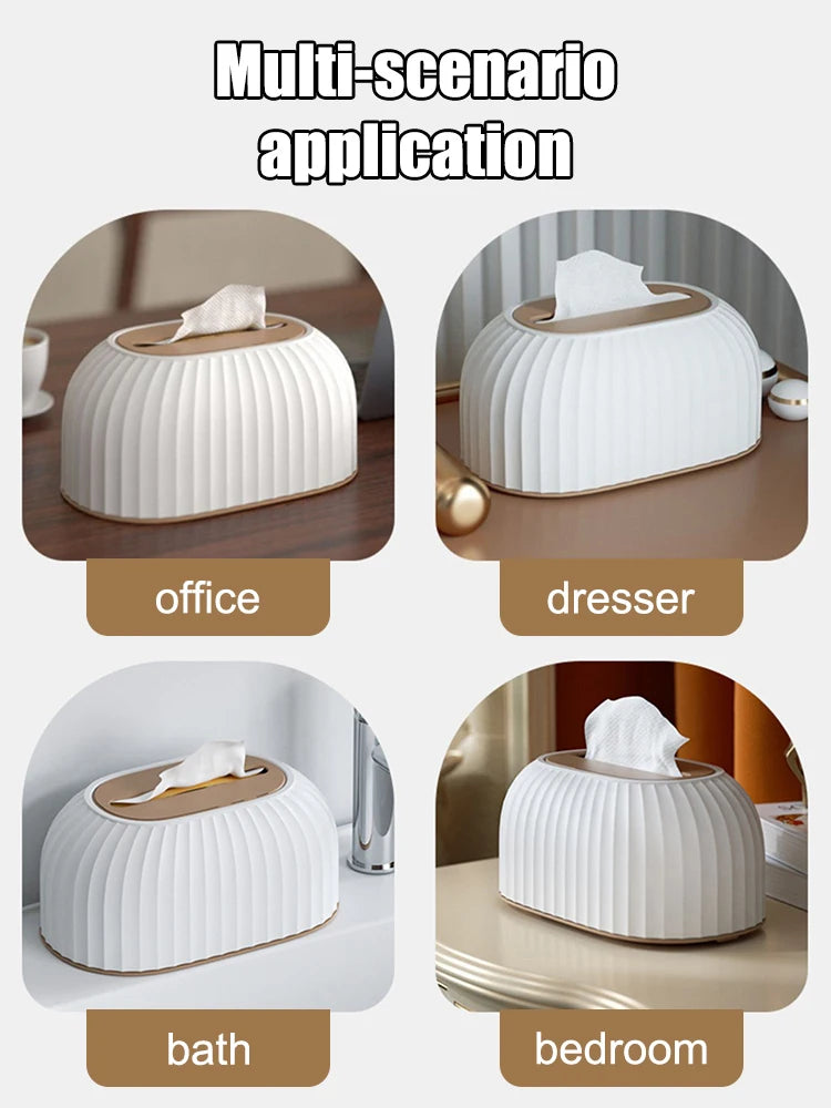 1 Piece Of Household Extraction Paper Box, With Spring, High Appearance Level, Light Luxury, Living Room, Desktop, Tissue Box