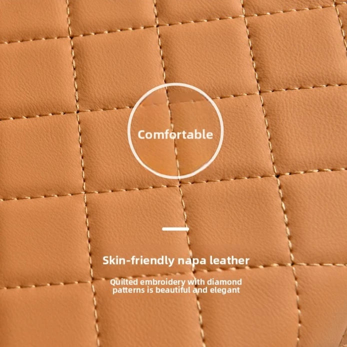 4 in 1 Car Center Console Cover Universal PU Leather Car Armrest Storage Double Cup Holder Middle Console Cushion Organizer Box