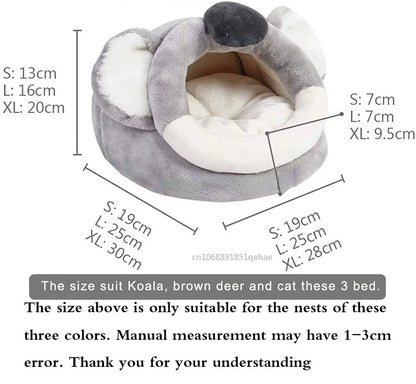 Guinea Pig Bed Hamster Soft Hideout House Small Pet Animals Warm Nest Cage for Bunny Rabbit Sugar Glider Chinchilla Hedgehog