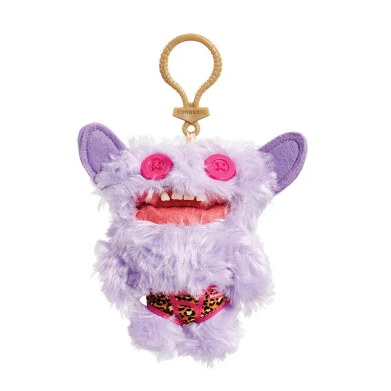Fuggler Keychain Series 5 Funny Fugg Ugly Monster Plush Toys Cartoon Backpack Fuggler Pendant Dolls Stuffed Peluche Gifts 11CM
