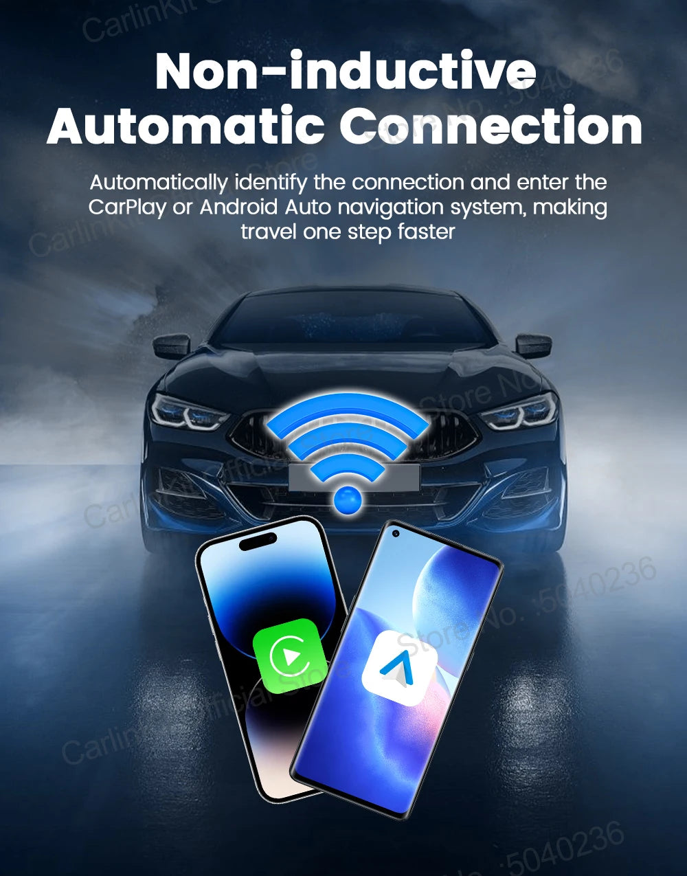 MINI 5 Pro/Mini Ultra CarlinKit Wireless CarPlay Adapter Smart CarPlay Box  for Car Plug and Play WiFi Bluetooth Auto Connection