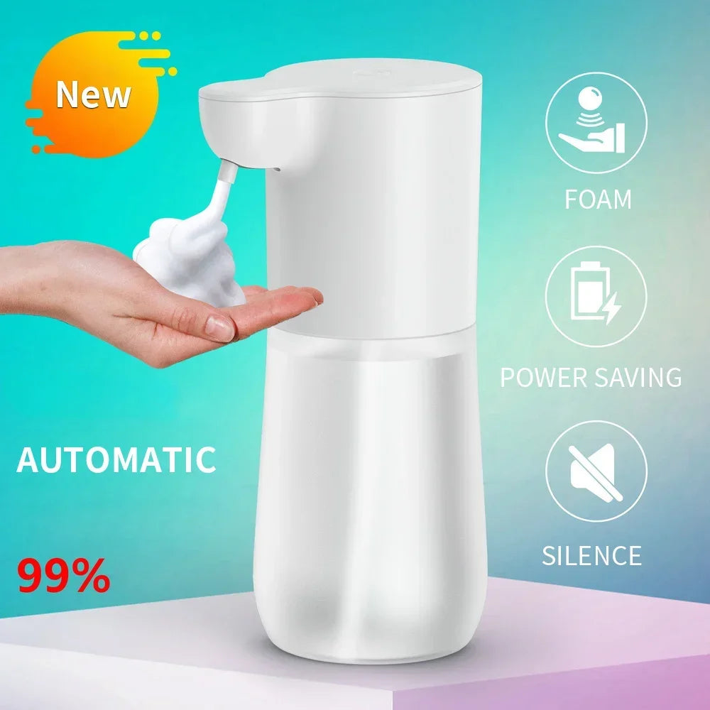 HOMEFISH Smart Automatic Sensor Foam Dispenser Touchless Infrared Soap Dispenser Type-C Charging High Capacity