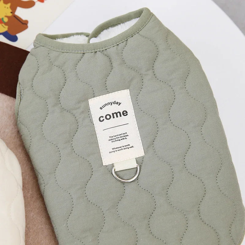 Warm Winter Pet Vest Jacket Cotton Dog Cat Coat Small Medium Puppy Clothes Apparel For Yorkie Chihuahua Maltese Bulldog
