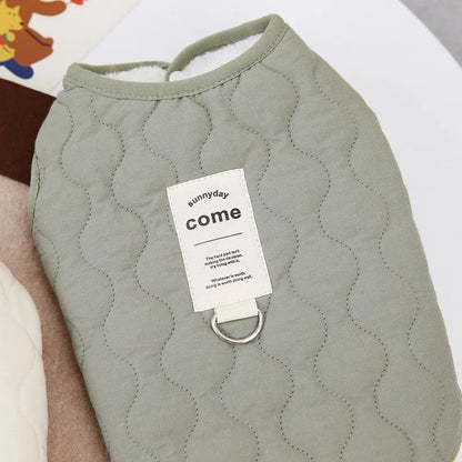 Warm Winter Pet Vest Jacket Cotton Dog Cat Coat Small Medium Puppy Clothes Apparel For Yorkie Chihuahua Maltese Bulldog
