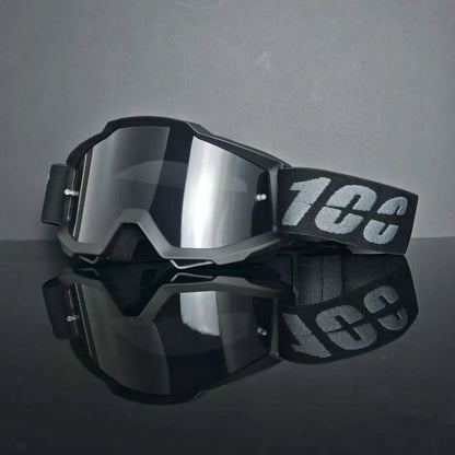 100 Motorcycle Goggles Motocross Glasses Off-road Helmet MX Moto Dirt Bike ATV Ski Outdoor  Glass Scooter Googles  Sports