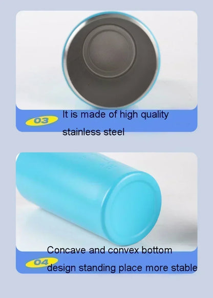 Multi-Color Stainless Steel Single-Ayer Sports Shaking Cup Simple Leakproof Design Suitable For Fitness And Sports Cups