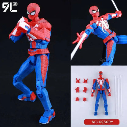 9L3D Superman Invincible Boy Batman Action Figure LUCKY13 Multi-Jointed Poseable T13 Titan13 Hero Model Dummy13 Collectible Toys