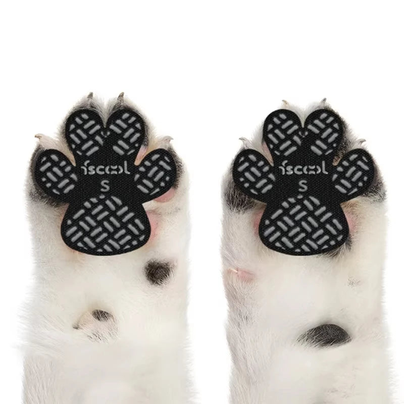 4-Pack Dog Anti Slip Paw Grips Traction Pads Dog Paw Protection Stickers with Stronger Adhesive for Hard Floor or Injuries